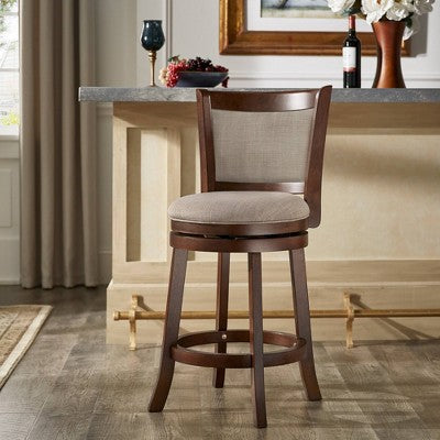  24" Piacenza Swivel Counter Height Barstool - Inspire Q