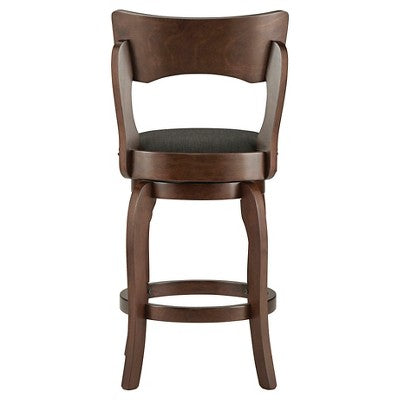  24" Calder Swivel Counter Height Barstool - Inspire Q