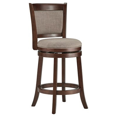  24" Piacenza Swivel Counter Height Barstool - Inspire Q