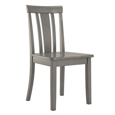  Inspire Q 2pk Keenan Slat Back Dining Chairs Finish