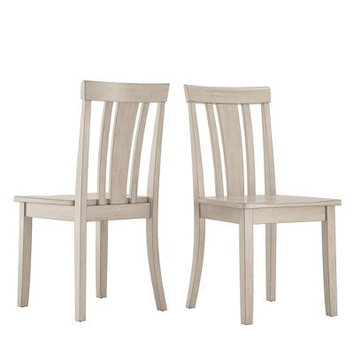  Inspire Q 2pk Keenan Slat Back Dining Chairs Finish