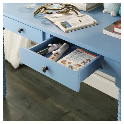  Elliott Wood Writing Desk With Drawers - Inspire Q