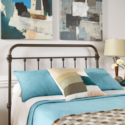  Inspire Q Tilden Vintage Metal Headboards