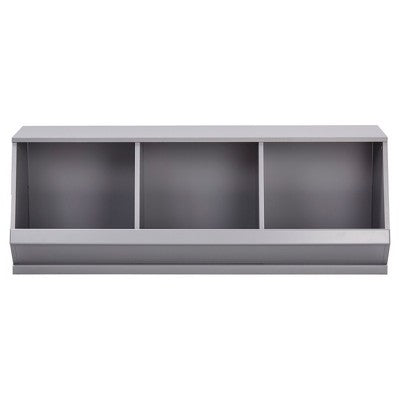  Kelly Modular Stackable Triple Storage Cubby - Inspire Q