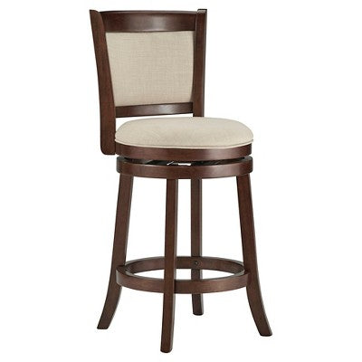  24" Piacenza Swivel Counter Height Barstool - Inspire Q