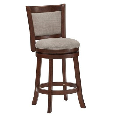  24" Piacenza Swivel Counter Height Barstool - Inspire Q