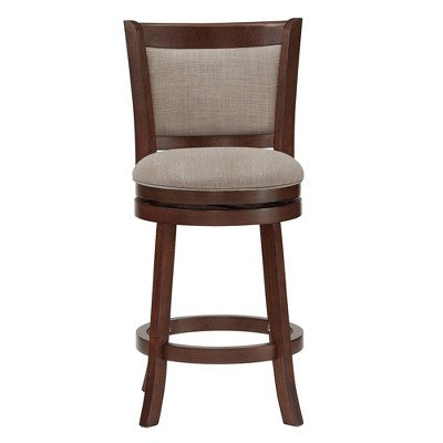  24" Piacenza Swivel Counter Height Barstool - Inspire Q