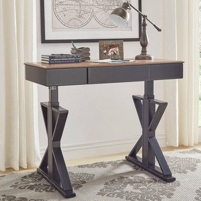  Quinton Adjustable Height X Base Writing Desk - Inspire Q