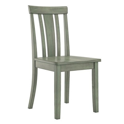  Inspire Q 2pk Keenan Slat Back Dining Chairs Finish
