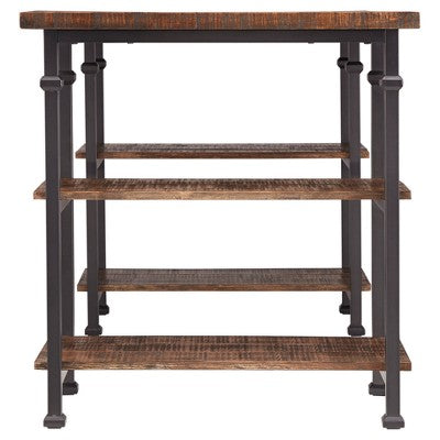  Ronay Wood Writing Desk With Storage - Inspire Q