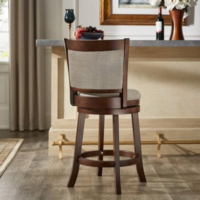  24" Piacenza Swivel Counter Height Barstool - Inspire Q