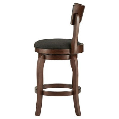  24" Calder Swivel Counter Height Barstool - Inspire Q