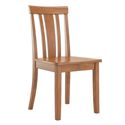  Inspire Q 2pk Keenan Slat Back Dining Chairs Finish