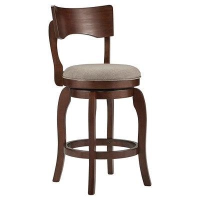  24" Calder Swivel Counter Height Barstool - Inspire Q